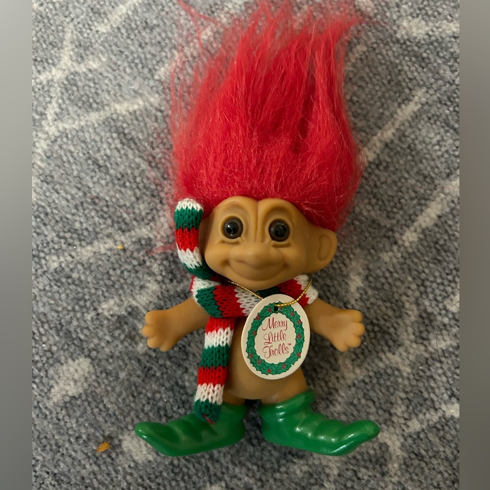 Christmas 3 inch Troll Doll